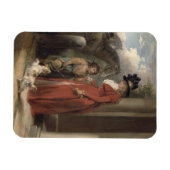 大地主さんのドア， c.1790 (キャンバス上の油) マグネット (横)