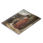 大地主のドア、c.1790 (キャンバスの油) ノートブック (左側)