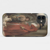 大地主のドア、c.1790 (キャンバスの油) Case-Mate iPhoneケース (裏面(横))