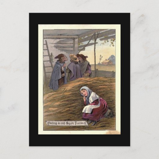 大地主の利害者を強奪しようと企てる ポストカード (正面)