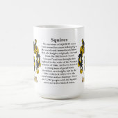 大地主、起源、意味および頂上 コーヒーマグカップ (中央)