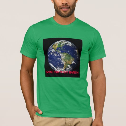 "大地"のティー救って下さい Tシャツ (正面)