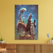 大垂直な創造の柱 キャンバスプリント (インサイチュ (リビング))