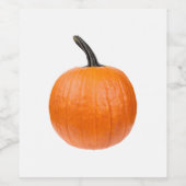 大型かぼちゃ ワインラベル (シングルラベル)