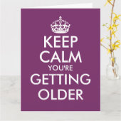 大型のおもしろい誕生日カ男性へードまたは女性 カード (黄色い花)