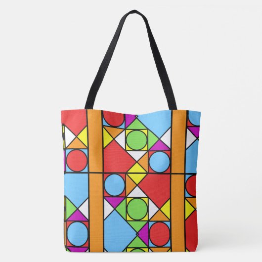 大型のトートバックの抽象的概念#1 トートバッグ (裏面)