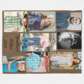 大型のフリースブランケットは、あなた自身の写真を加えます フリースブランケット (正面(横))