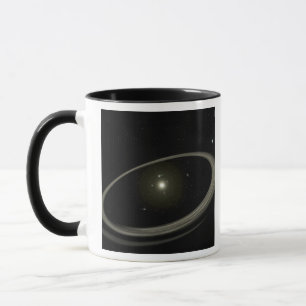 大型の惑星によって一周される若い星 マグカップ