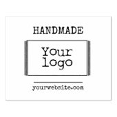 大型の手作りタイプライター |インラインLIGHTロゴ ラバースタンプ (インプリント)