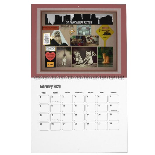 大型の救助愛2016カレンダー カレンダー (2月 2026)