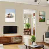 大型の沿岸貝殻のキャンバス キャンバスプリント