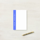 大型の青い白ありがとう ポストイット (デスク上)