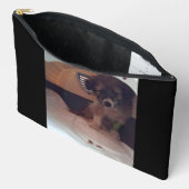 大型アクセサリーポーチペットの子犬 アクセサリーポーチ (見開き)