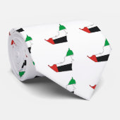 大型アラビアの管轄区域の旗の地図 ネクタイ (ロール)