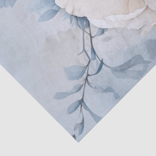 大型エテリアールホワイトフローラブーケデコページ 薄葉紙 (詳細)