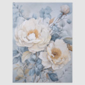 大型エテリアールホワイトフローラブーケデコページ 薄葉紙 (正面)