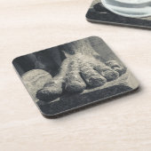 大型エルミタージュ建物、彫刻足 コースター (左側)