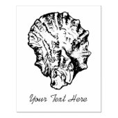 大型オイスターナプキンスタンプ ラバースタンプ (インプリント)