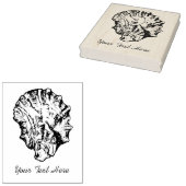 大型オイスターナプキンスタンプ ラバースタンプ (押印)