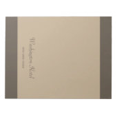 大型オーダーメイドデスクノート ノートパッド (正面)