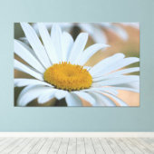 大型オーバーサイズデイジー キャンバスプリント (インサイチュ (ウッドフロア))