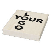 大型カスタム垂直事業会社のロゴ ラバースタンプ (スタンプ)