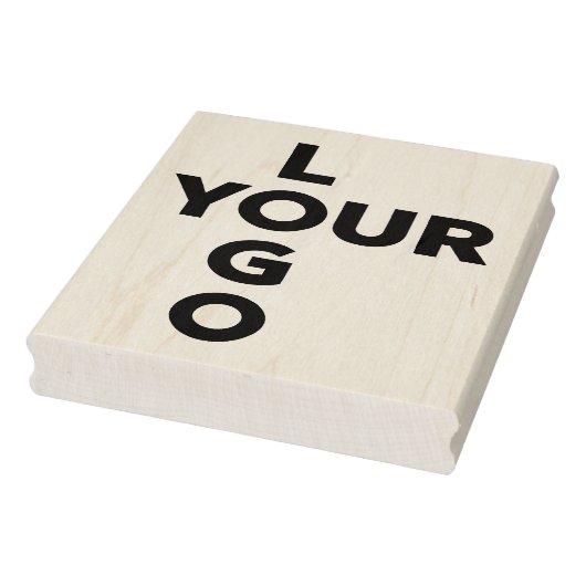 大型カスタム垂直事業会社のロゴ ラバースタンプ (スタンプ)