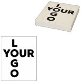 大型カスタム垂直事業会社のロゴ ラバースタンプ (押印)