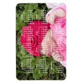 大型カスタム2017年磁気カレンダー4x6 マグネット (縦)