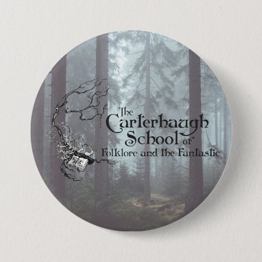 大型カーテルハウ学校ロゴピン-フォレスト 缶バッジ (正面)