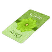 大型グリーンフローラ食洗機磁石 マグネット (左側)