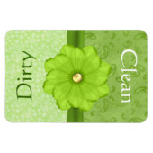 大型グリーンフローラ食洗機磁石 マグネット (横)