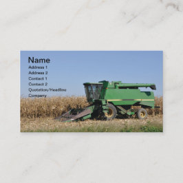 大型グリーン農業機器 名刺