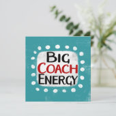 大型コーチエナジーグリーティングカード カード (スタンド正面)