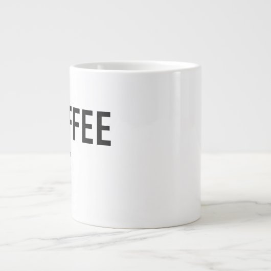 大型コーヒーベース ジャンボコーヒーマグカップ (正面)