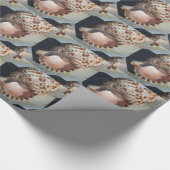 大型シーシェルラッピング紙 ラッピングペーパー (角)