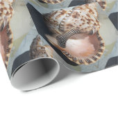 大型シーシェルラッピング紙 ラッピングペーパー (ロールコーナー)