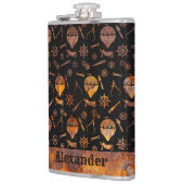 大型スチームパンクカラフルラスティバルーンテーマ フラスク (左)