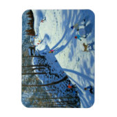 大型スノーボールツェルマット マグネット (縦)