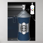 大型スプレー缶 ポスター (正面)