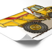 大型ダンプトラック ポスター (角)