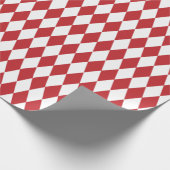 大型ダークハ赤と白ルキンラッピング紙 ラッピングペーパー (角)