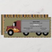 大型トラックの招待状 招待状 (正面/裏面)