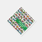 大型トラックパターン スタンダードカクテルナプキン (角)