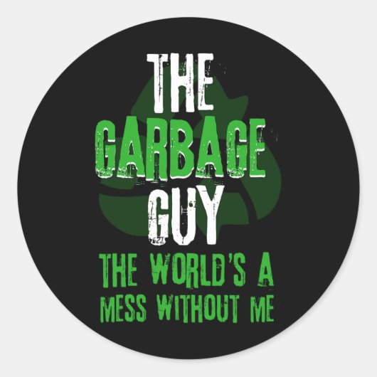 大型トラックリサイクル廃棄物ごみ収集地田 ラウンドシール (正面)