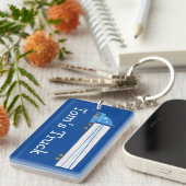 大型トラック18ホイーラーセミリグカスタマイズIT キーホルダー (正面右)