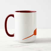 大型ナルホールシルエットコーヒーマグ マグカップ (左)