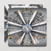 大型ハドロン衝突型加速器 招待状 (正面/裏面)