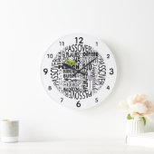 大型パゾーバー丸時計「Dayenu」 ラージ壁時計 (ホーム)