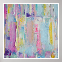 大型パレットナイフ絵画のポスター4